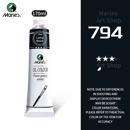 Marie's Oil Paint 170ml/5.95oz Large Tube,Art Supplies for Canvas Painting,Egg,Graffiti,Fabric,Stone,Leather,Wood,Ceramic