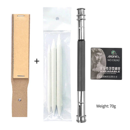 Blending Stumps and Tortillions Paper Art Blenders with Sandpaper Pencil Sharpener Pointer Artist Set For Art Drawing Supplies