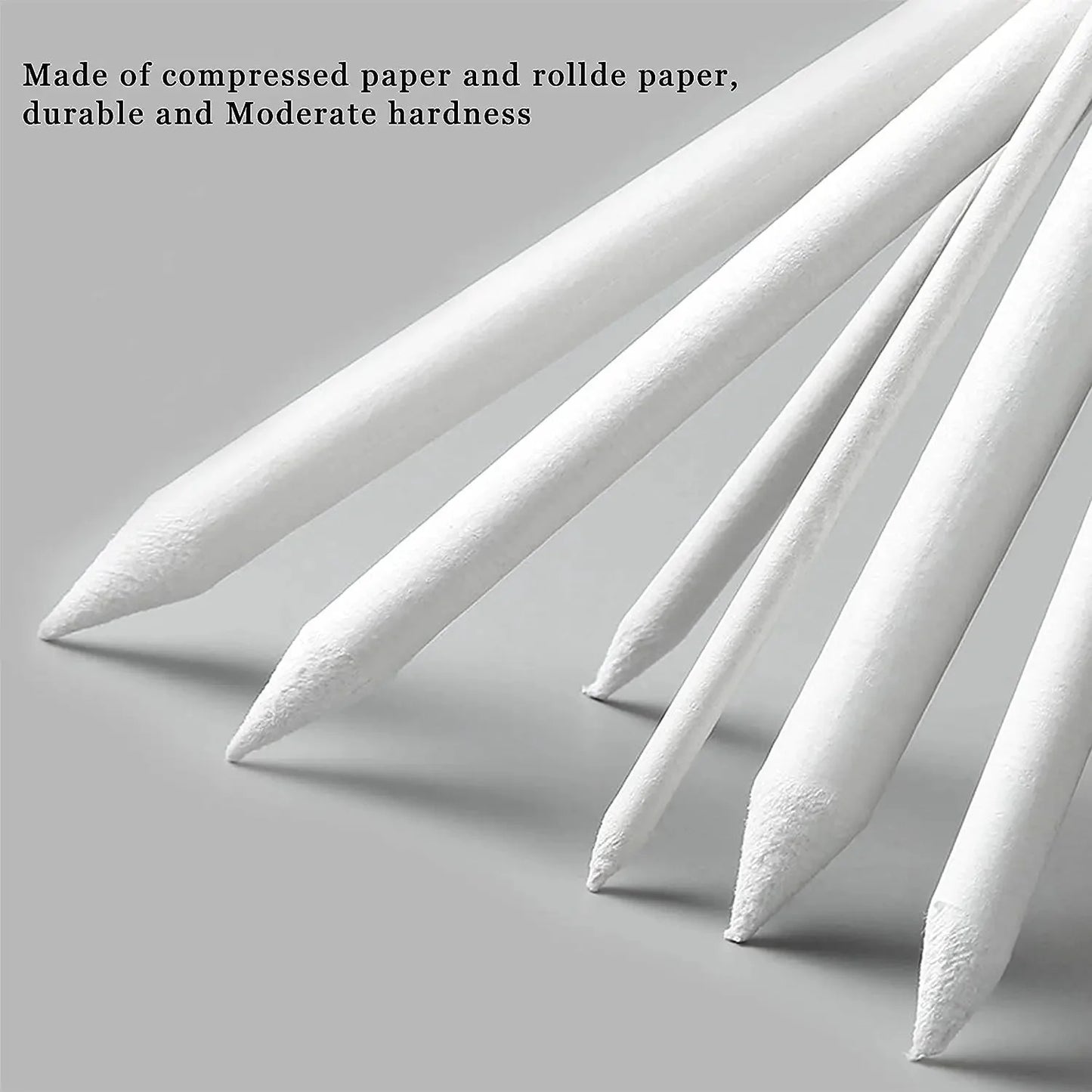 Art Supplies Drawing Tool Stump Rice Paper Sketch Double Head Smudge Stick Blending Stick White Drawing Pen Sketching Pencil