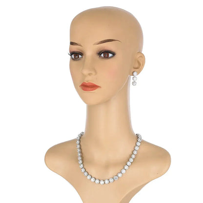 Necklace, Earring Set, Fashionable Accessories, Classic Style, Banquet Gift For Friends