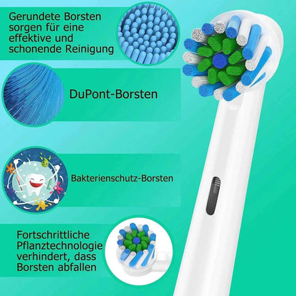 4pcs Toothbrush Head Compatible with Braun Oral B Electric Toothbrush, Replacement Brush Heads for Oral B Vitality Pro 1000 2000