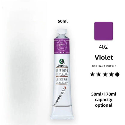 Maries Oil Paint 50ML Oil Painting Art Creation Pigment Large Oil Paint Paint Single Commonly Used 24 Colors