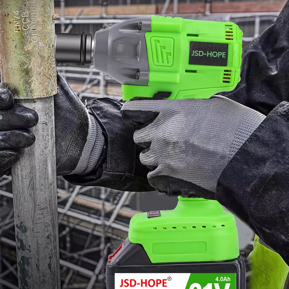 Brushless electric wrench High torque lithium charging wrench impact auto repair frame worker sleeve wind cannon