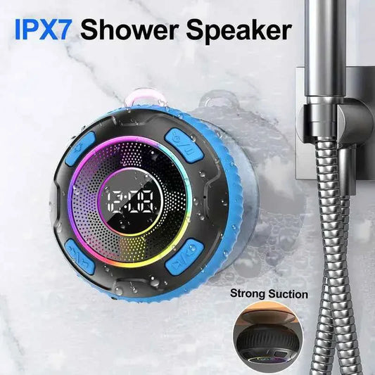 2026 Wireless Speaker S5 IPX7 Waterproof ENC Speakers IPX7 Waterproof Built-in Mic 10 hours Bluetooth Shower Speakers subwoofer