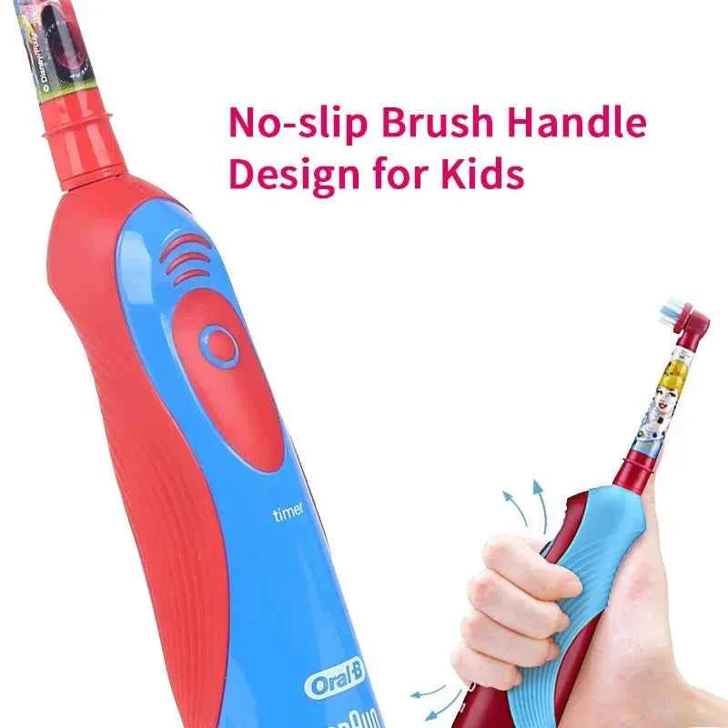 Oral B Kid Electric Toothbrush Car Design Toothbrush for Kid Soft Bristle Gentle Clean Teeth with Replacement Refills Waterpoof