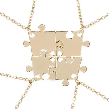 New Best Friends Necklace For Women Girls Broken Heart Puzzle Musical Note Pendant Necklaces BFF Friendship Forever Jewelry Gift