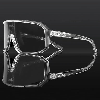 SCVCN Men bicycle Cycling Sunglasses Woman MTB road bike Driving Goggles Outdoor Sports running Glasses UV400 Hiking Eyewear
