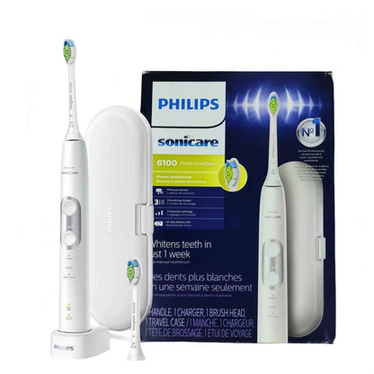 Philips Sonicare ProtectiveClean 6100 Rechargeable Electric Power Toothbrush, Navy Blue, HX6871