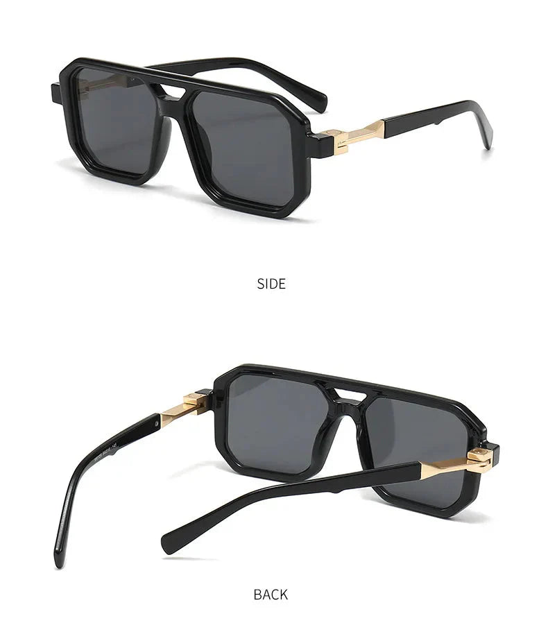 2024 Square Sunglasses For Men Vintage Fashion Glasses Sunglasses Women Trendy Dropshipping Shades Gafas De Sol Hombre Lunette