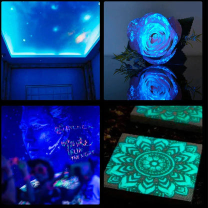 20/30g Fluorescent Pigment Long-Lasting Luminous Paints Auto Glow Glow In Dark Acrylic Paints For Artwork Party Supplies