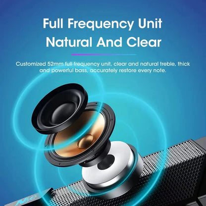 Bluetooth Speaker Bar 4D Surround Sound Subwoofer Wired Wireless RGB Home Audio Video for TV PC