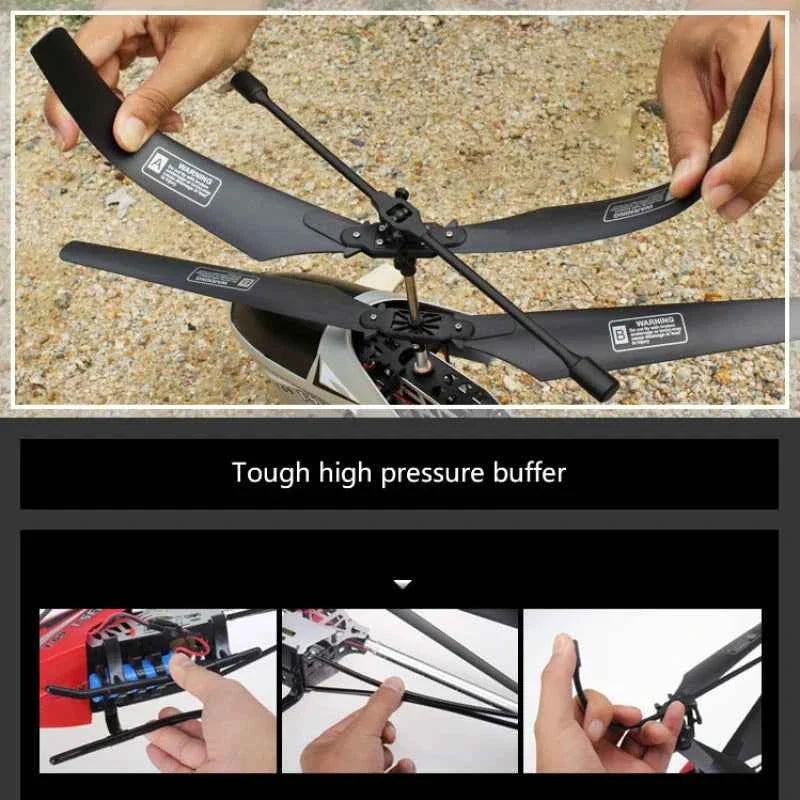 RC Helicopter Durable Charging UAV Model Toy Fall-resistant Remote Control UAV Outdoor Aircraft Children's Birthday