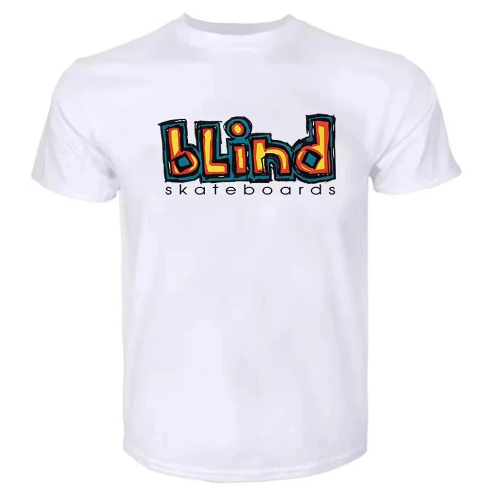 Playeras De mujeres TShirt Men Mens Clothing Homme Mens New in Top Tees Tee Shirt Homme Tshirts for Men Blind skateboard t-shirt