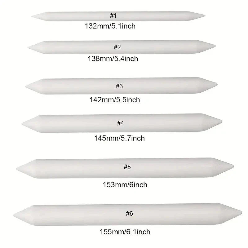 Art Supplies Drawing Tool Stump Rice Paper Sketch Double Head Smudge Stick Blending Stick White Drawing Pen Sketching Pencil