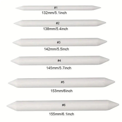 Art Supplies Drawing Tool Stump Rice Paper Sketch Double Head Smudge Stick Blending Stick White Drawing Pen Sketching Pencil