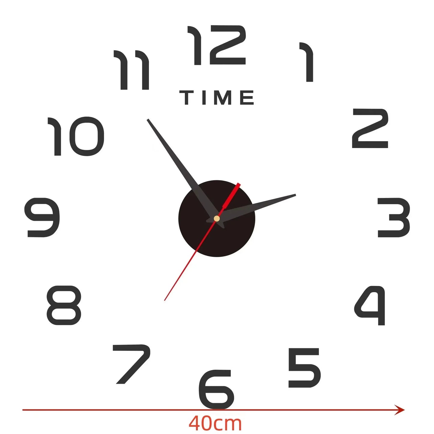 Large Wall Clock Luxury Dining Room Living Room Moon The Earth Modelling LED Light Silent Movement Bedroom Clock Wall Decoration