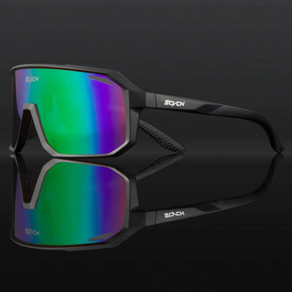 SCVCN Cycling Glasses Bike Mountain Bicycle Hiking Camping Golf UV400 Sunglasses Sport Protection Glasses for Men Women Baseball
