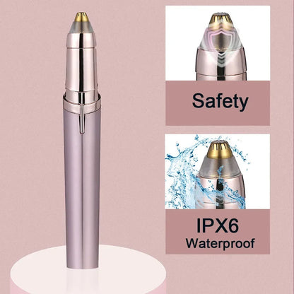 Electric Eyebrow Trimmer USB Charger Security Hair Removal Eye Brow Epilator Shaper Shaver Painless Razor Facial Hair Remover