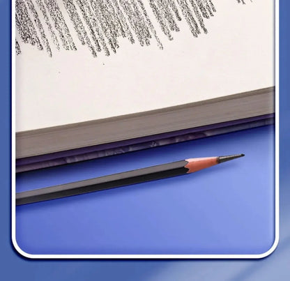 A4 Professional Sketchbook: Ultra-Thick Paper, 16K Painting Diary Notebook, Essential Art School Supplies, Ideal for Pencil Sket