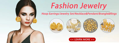 Exquisite Fashion Jewelry Set for Women Arab Gold Color Luxury Necklace Earrings Bangle Ring Set Weddings Dubai Party Daily Wear