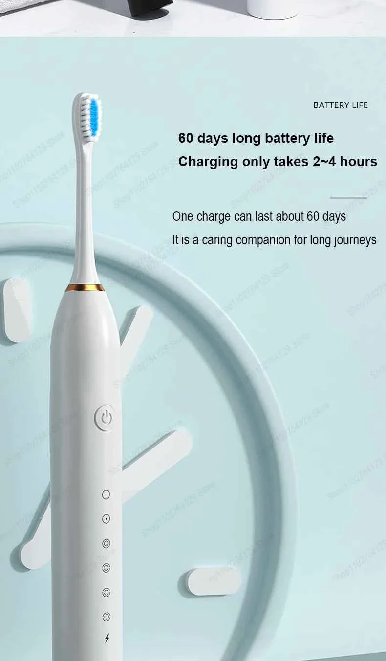 Xiaomi Mijia Sonic Electric Toothbrush Smart Timing Tooth Brush Teeth Whitening Fast Charging Base Toothbrush Replacement Head