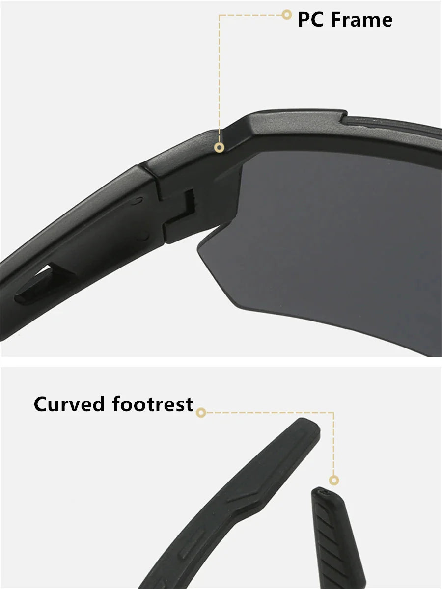 Sunglasses for Men Sport Cycling Glasses Bike Mountain Bicycle Hiking Camping Golf UV Protection Glasses Women Baseball