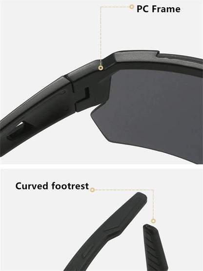 Sunglasses for Men Sport Cycling Glasses Bike Mountain Bicycle Hiking Camping Golf UV Protection Glasses Women Baseball