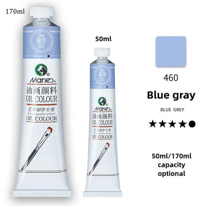 Marie's Oil Paint 170ML Oil Painting Art Creation Pigment Large Oil Paint Paint Single Commonly Used 24 Colors