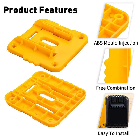 5/10PCS Battery Holder Stand for Dewalt 18V 20V Li-ion Battery,Wall Mount Battery Dock Storage Rack for Dewalt DCB182 DCB203