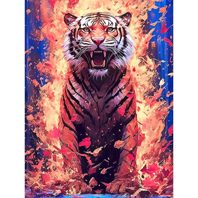 Diy Paint By Numbers For Adults Beginners Wolf Animals Acrylic Painting By Number Kits Home Decoration Framelessless