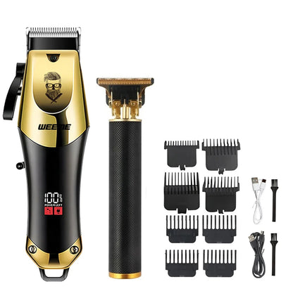Adjustable Hair Trimmer T9 Vintage Hair Clipper Electric Beard Trimmer Hair Length Adjustable Haircut Machine Kit Boyfriend Gift