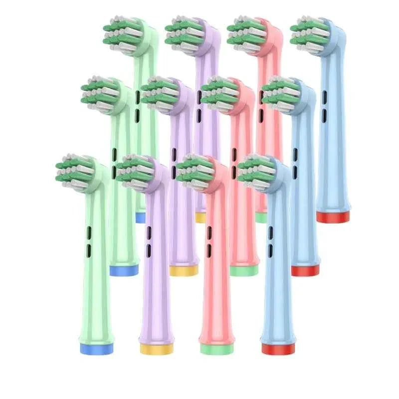 20/16/8/4PCS EB-10A/EB10-X Soft Bristle Kids Toothbrush Head Compatible For Oral b