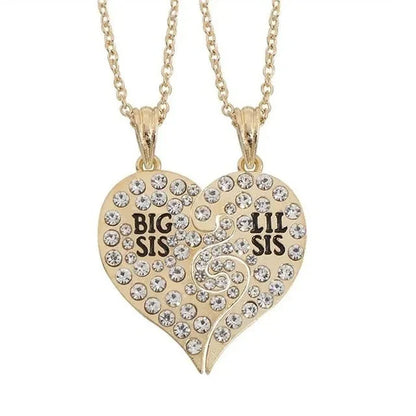 New Best Friends Necklace For Women Girls Broken Heart Puzzle Musical Note Pendant Necklaces BFF Friendship Forever Jewelry Gift