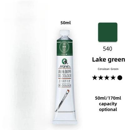 Maries Oil Paint 50ML Oil Painting Art Creation Pigment Large Oil Paint Paint Single Commonly Used 24 Colors