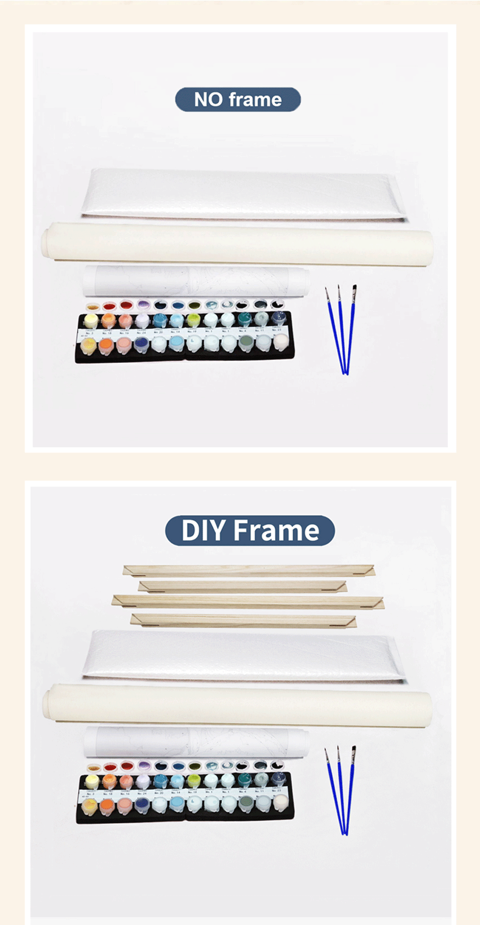 Painting by Numbers For Adult abstract dog  Dropshipping Canvas Oil Paint by Number Home Decor