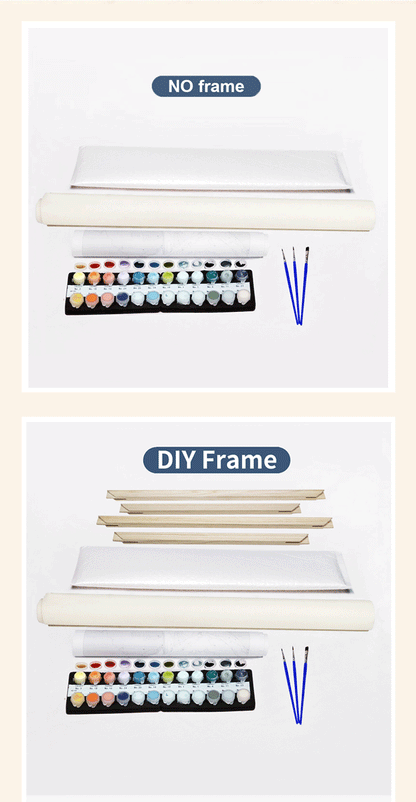 Painting by Numbers For Adult abstract dog  Dropshipping Canvas Oil Paint by Number Home Decor
