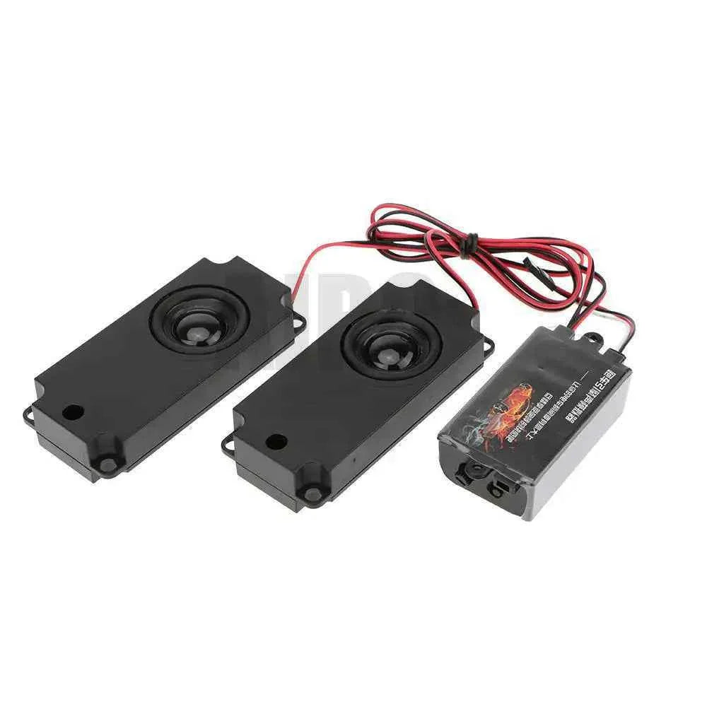 RC Car 2nd Generation Motor Sound Simulator Set Remote Control Car 10 Effect Sound Engine Simulation Module Speakers 2