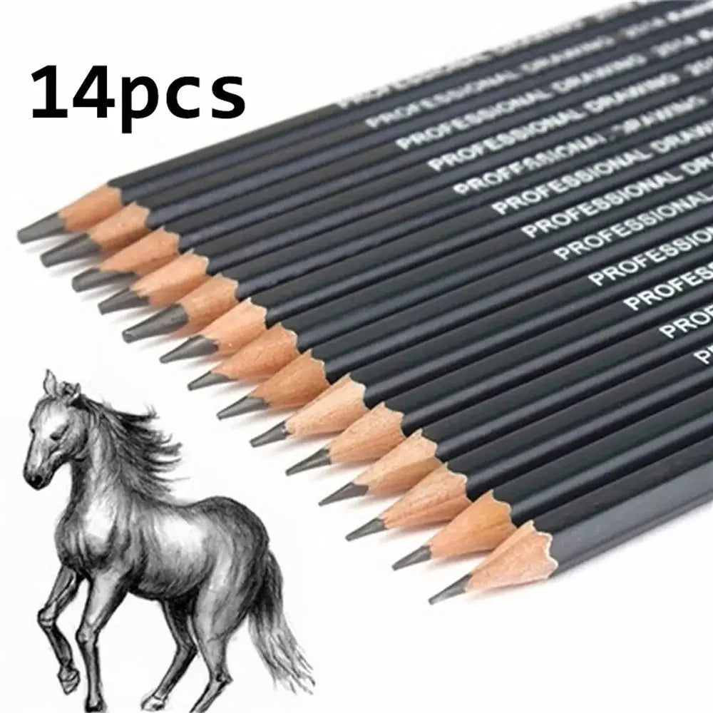School Supplies Students For Exam Stationery Supplies Drawing Pencil Set Professional Sketch HB 2B 6H 4H 2H 3B Painting Pencils