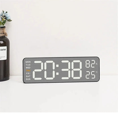 Mirror Brushed Finish Wall Clock Premium Modern Home Wall Clock