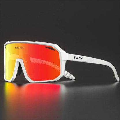 SCVCN Cycling Glasses Bike Mountain Bicycle Hiking Camping Golf UV400 Sunglasses Sport Protection Glasses for Men Women Baseball