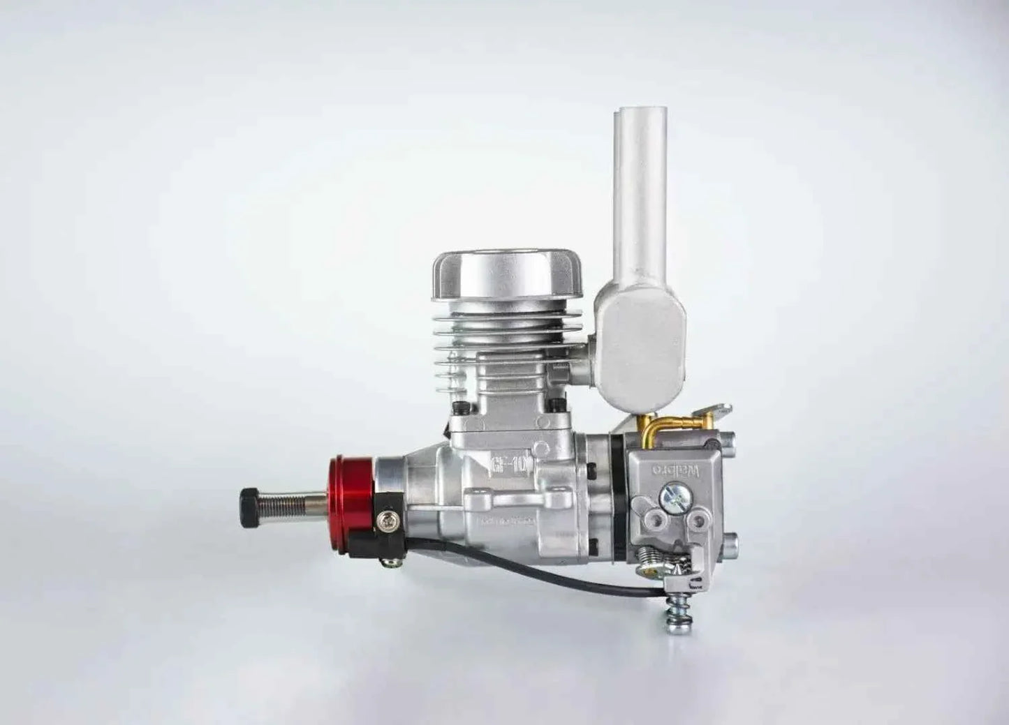 RCGF 10cc Rear Exhaust Gas Engine New Version, with Walbro Carb for Sport RC Models