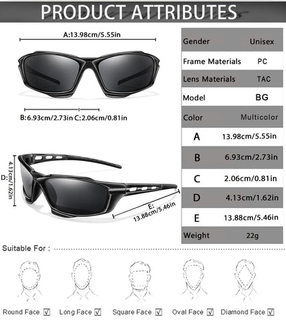 Polarized Sports Cycling Fishing Running Sunglasses Rayed Sun ciclismo Goggles Outdoor Polarized Sunglasses Men Women Eyewear