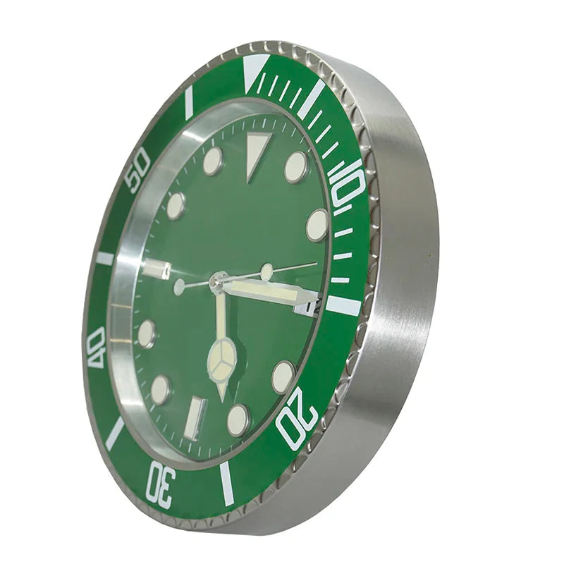 Metal Creative Art Design Digital Luminescent Clock 13"
