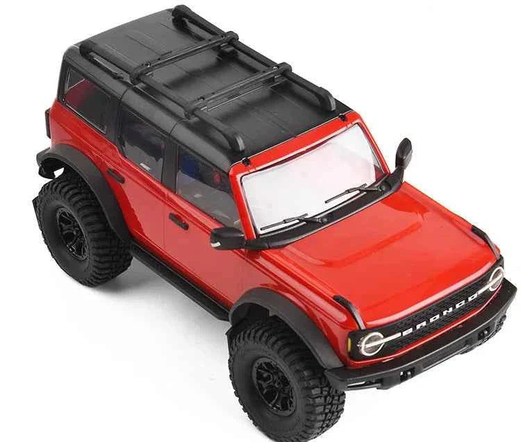 RCDream 1/18 Scale Roof Rack Roof Box for 1/18 1/24 1/12 RC Crawler Truck TRX4M Bronco AX24 #18R004