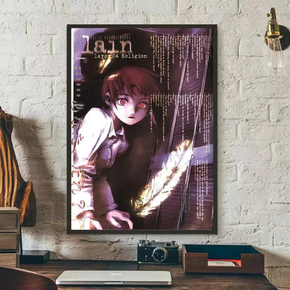 Painting By Numbers for Adult  S-Serial Experiments L-Lain Anime Cute Oil Paint By Number Home Decor