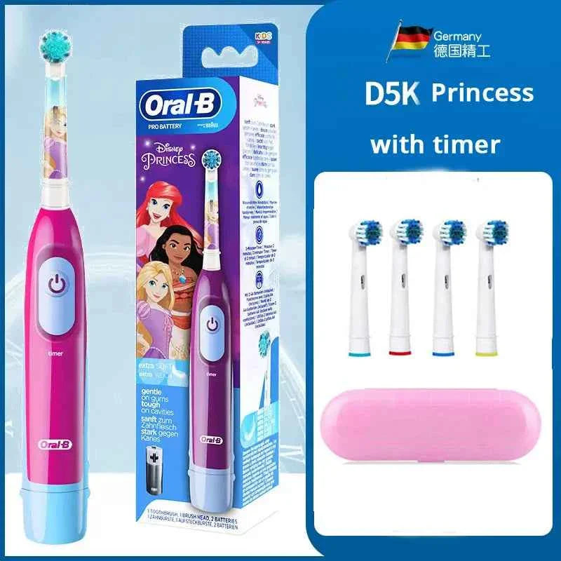 Oral B Electric Toothbrush for Kids Rotation Clean Teeth for Kids 3+ Soft Bristle for Child Waterproof Toothbrush