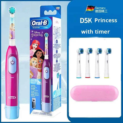 Oral B Electric Toothbrush for Kids Rotation Clean Teeth for Kids 3+ Soft Bristle for Child Waterproof Toothbrush