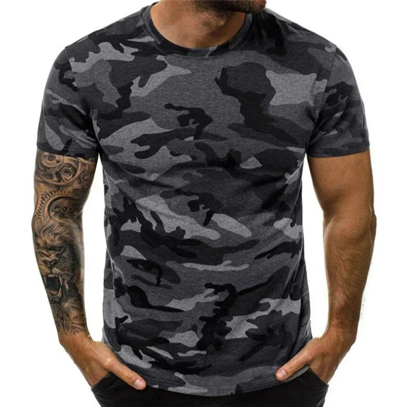 Summer t Shirt For Men Casual White t-Shirts Man Short Sleeve Top Breathable Tees Quick Dry Gym Shirt Soccer Jersey Male Clothes