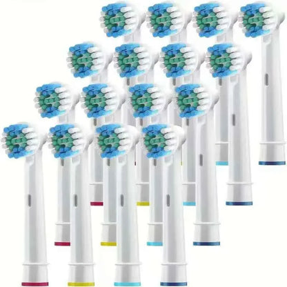 4pcs Toothbrush Head Compatible with Braun Oral B Electric Toothbrush, Replacement Brush Heads for Oral B Vitality Pro 1000 2000