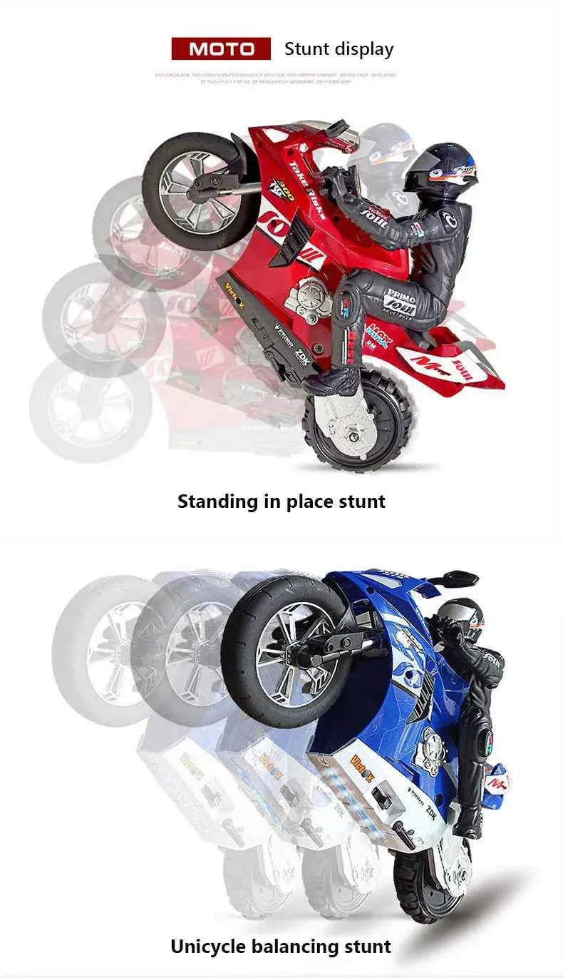 RC Motorcycles 1:6 1:10 Electric Motor RC Cars High Speed 4CH Remote Control Racing Motorcycle Drift Car Kids Xmas Festival Gift